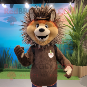 Brown Porcupine mascotte...