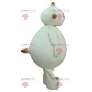 Plump og morsom beige alien maskot - Redbrokoly.com