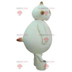Pralles und lustiges beige Alien-Maskottchen - Redbrokoly.com