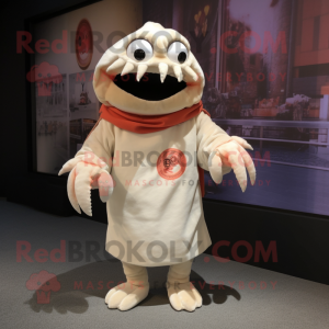Crème Crab mascotte kostuum...