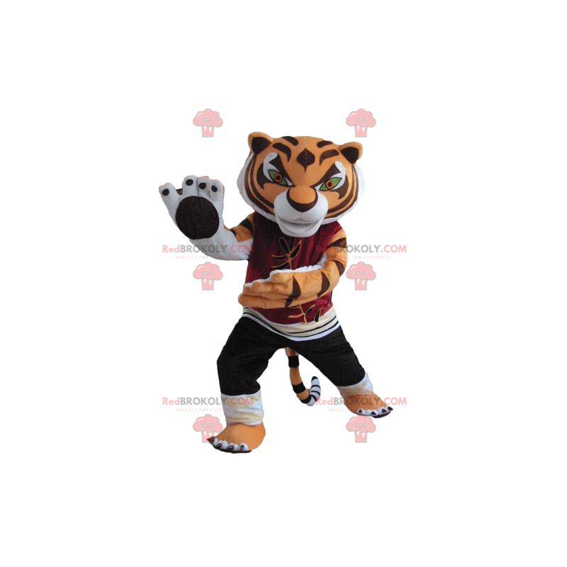 Tigerin Maskottchen berühmten Kung Fu Panda Charakter -