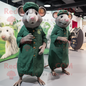 Forest Green Rat mascotte...