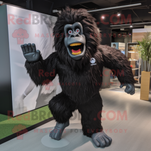 Black Sasquatch mascotte...