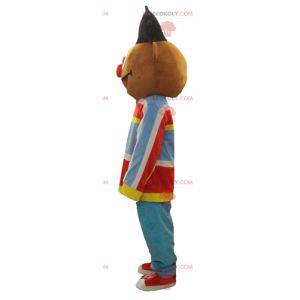 Mascotte d'Ernest célèbre marionnette de Rue Sésame -