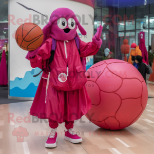 Magenta Basketball Ball...