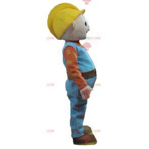 Tischlerarbeiter Maskottchen im bunten Outfit - Redbrokoly.com