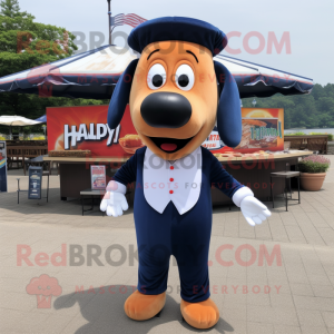 Navy Hot Dogs maskot drakt...