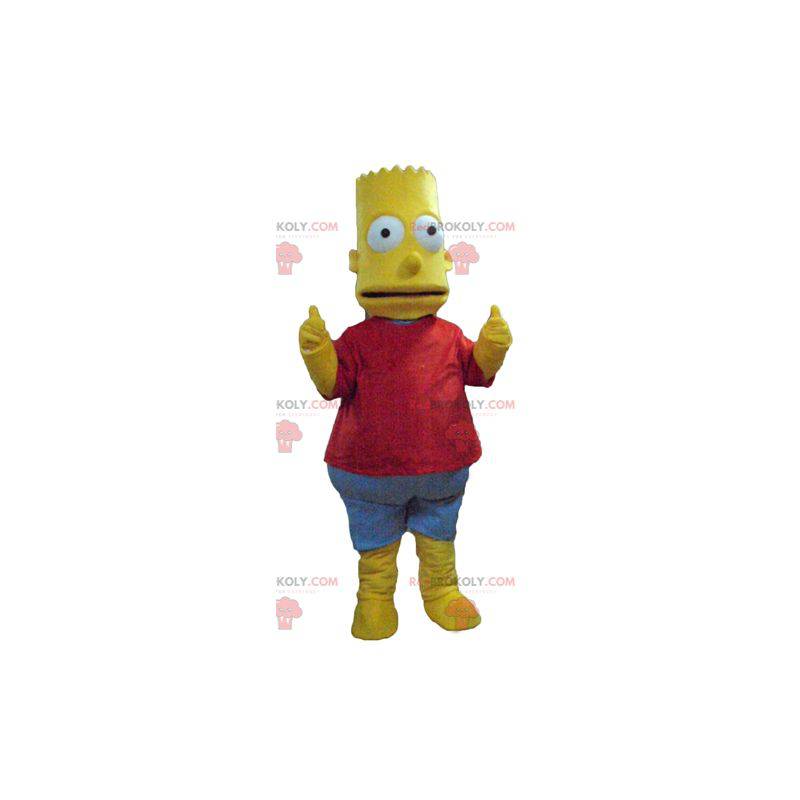 Bart Simpson mascotte famoso personaggio dei cartoni animati -
