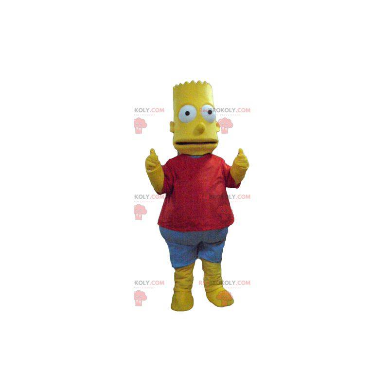 Bart Simpson maskot berømt tegneseriefigur - Redbrokoly.com