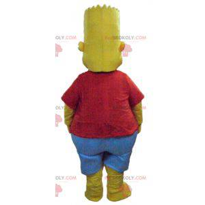 Bart Simpson mascote famoso personagem de desenho animado -