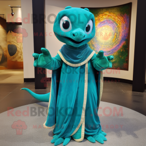 Teal Geckos mascotte...