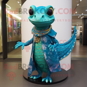 Teal Geckos mascotte...