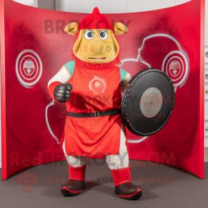 Röd Celtic Shield-...