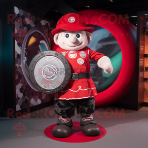 Röd Celtic Shield-...