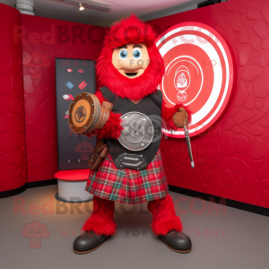 Red Celtic Shield mascotte...