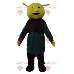 Shrek, o famoso desenho animado ogro mascote verde -