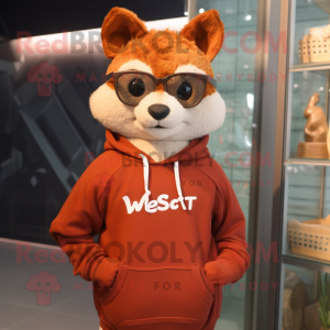 Rust Weasel maskot drakt...