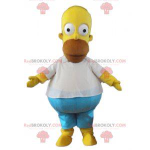 Homer Simpson mascote famoso personagem de desenho animado -