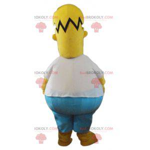 Mascotte de Homer Simpson célèbre personnage de dessin animé -