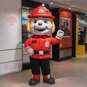  Fire Fighter maskot drakt...