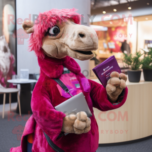 Magenta Camel maskot...