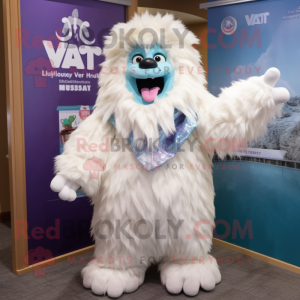  Yeti mascotte kostuum...