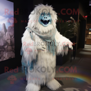  Yeti mascotte kostuum...