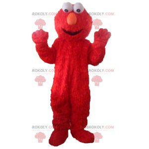 Maskot Elmo, slavná červená loutka ze Sesame Street -