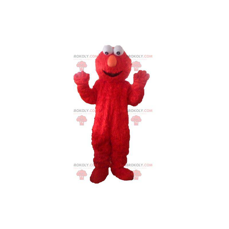 Mascot Elmo the famous red puppet of Sesame Street -