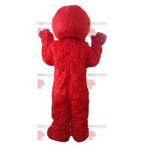 Maskot Elmo den berömda röda dockan på Sesame Street -