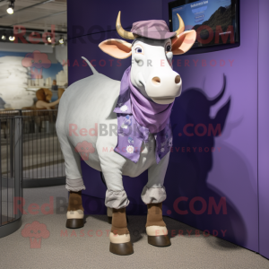 Lavendel Zebu maskot...