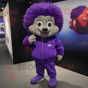 Lilla Hedgehog maskot...