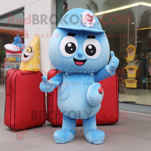 Sky Blue Candy mascotte...