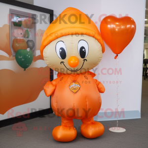 Oransje hjerteformede...