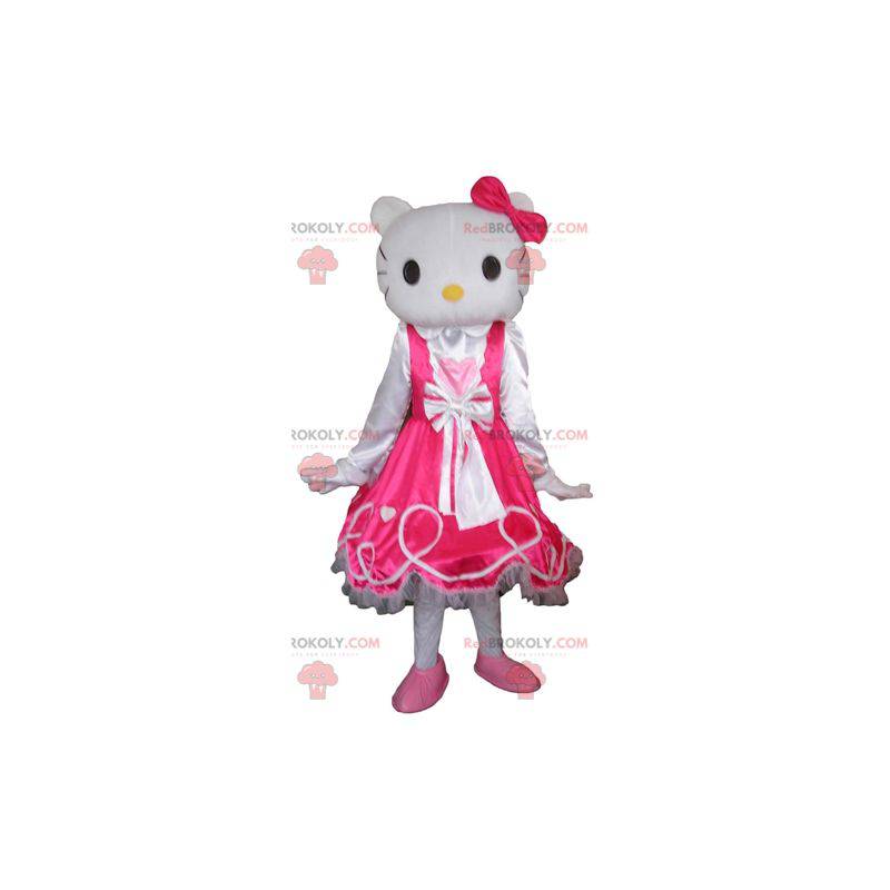 Mascotte Hello Kitty célèbre chat blanc de dessin animé -