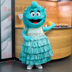 Teal Meatballs maskot...