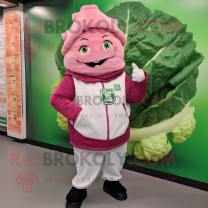 Personagem de mascote Pink...