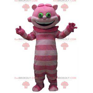 Alice nel Paese delle Meraviglie Pink Cat Chafouin mascotte -