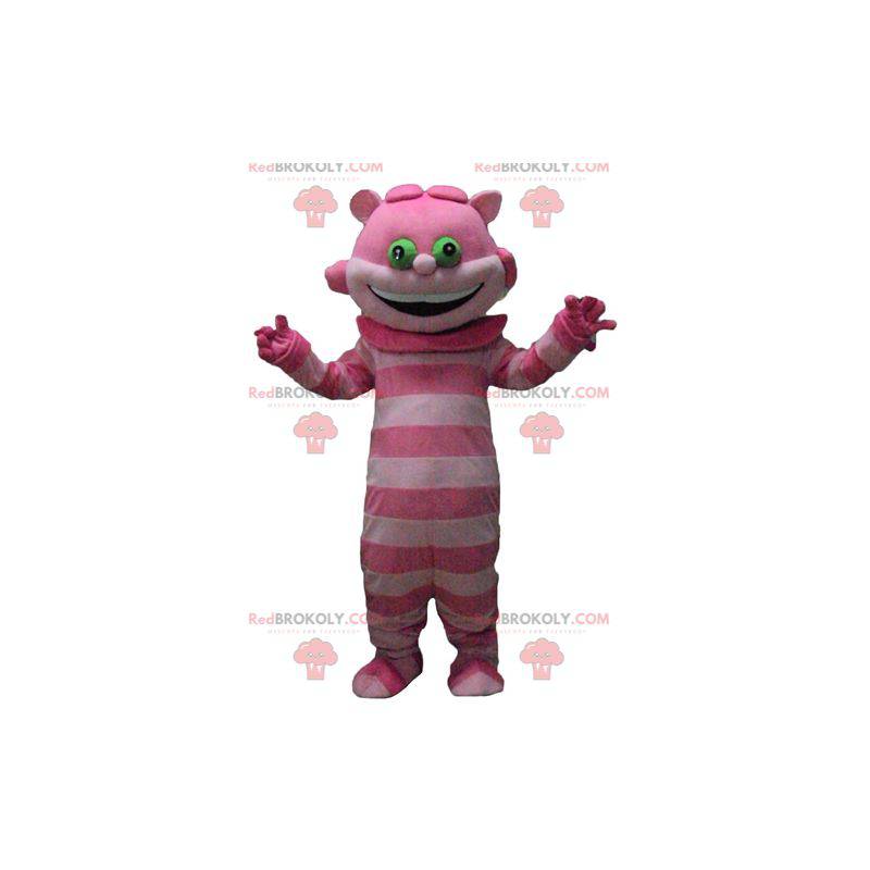 Maskot Alfa v říši divů Chafouin Pink Cat - Redbrokoly.com