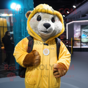 Yellow Otter mascotte...