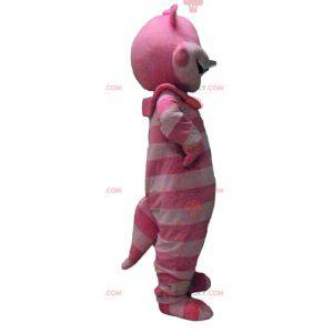 Maskot Alfa v říši divů Chafouin Pink Cat - Redbrokoly.com