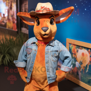 Rust Kengaroo maskot drakt...