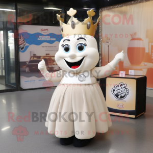 Cream Queen maskot kostume...