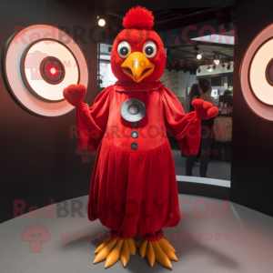 Red Hens mascotte kostuum...