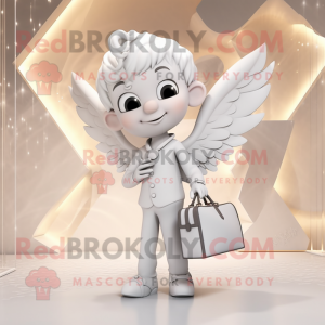 Witte Cupido mascotte...