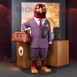 Maroon Pigeon mascotte...