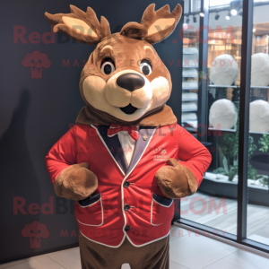 Red Deer mascotte kostuum...