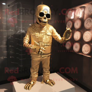 Gold Graveyard maskot drakt...