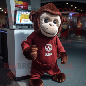 Maroon Monkey mascotte...