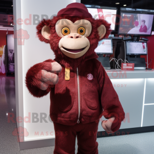 Maroon Monkey mascotte...